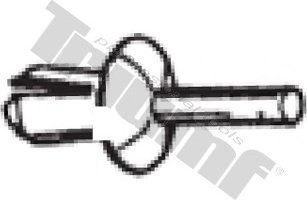 Klipsa s roztláčacím driekom 5,0 x 11,5 mm