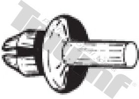 Klipsa s roztláčacím driekom 8,0 x 13,0 mm