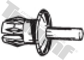 Klipsa s roztláčacím driekom 9,0 x 14,0 mm