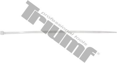 Sťahovacie pásky biele 4,8 x 500 mm, 100 ks