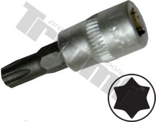 Torx T35 x 60 mm nadstavec, nevŕtaný v 1/2" hlavici