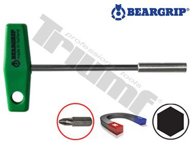 Držiak bitov magnetický T rukovät 3013/150 mm, potlačený Beargrip