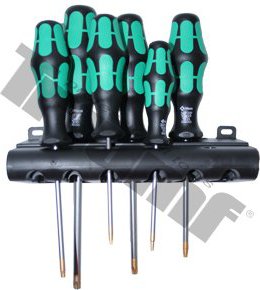 Sada skrutkovačov Torx Kraftform® Plus, 6 - dielna