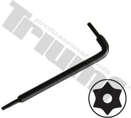 Kľúč Torx "L",  vŕtaný, krátky TX40